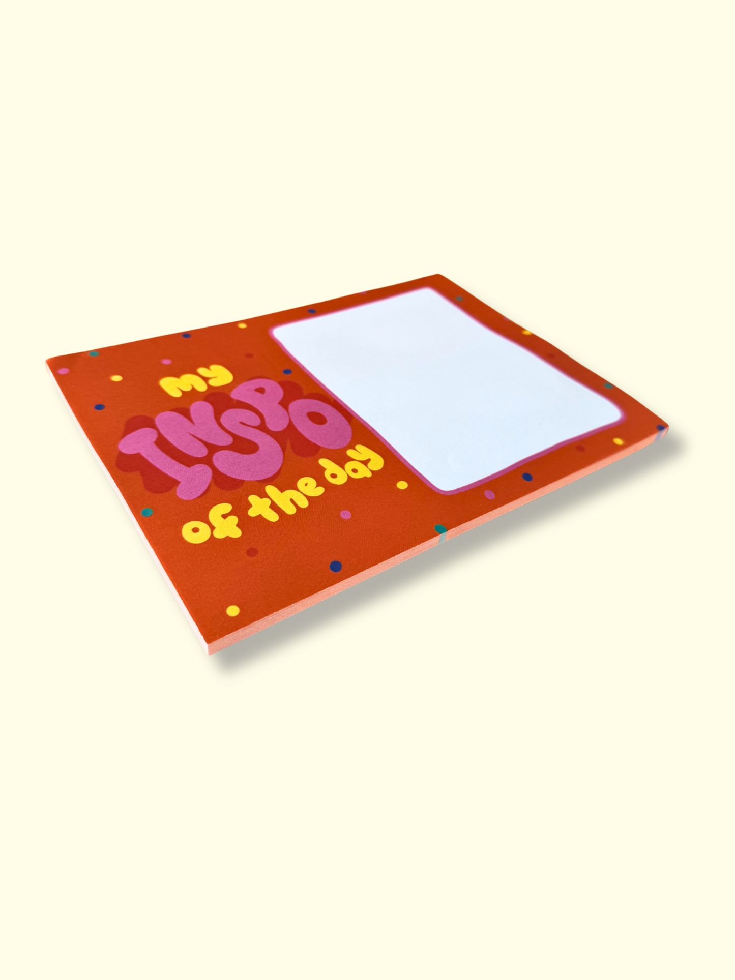 Inspirational Post-it Note Pad – “My Inspo of the Day” Decorative Sticky Notes