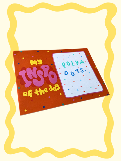Inspirational Post-it Note Pad – “My Inspo of the Day” Decorative Sticky Notes