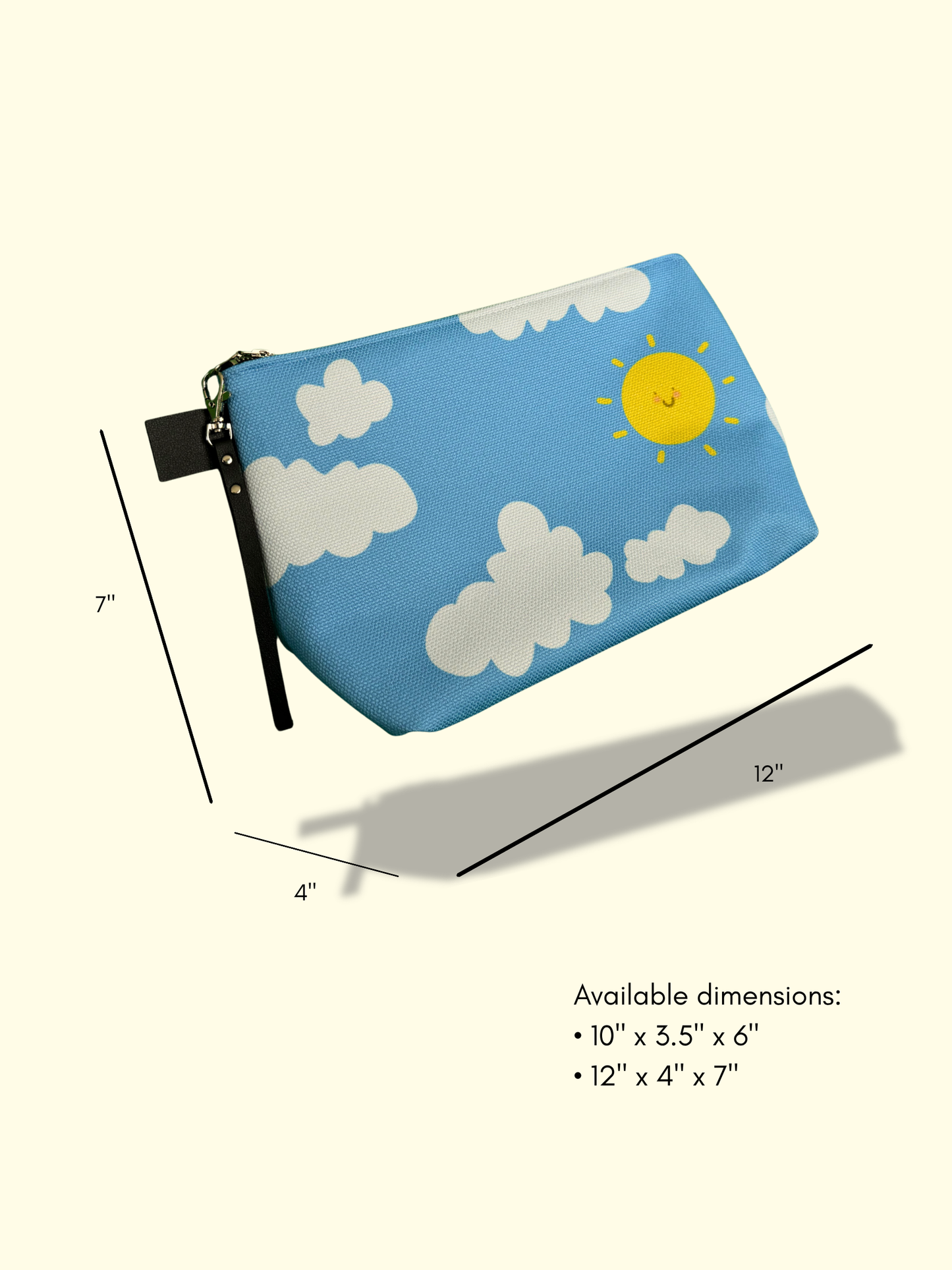 Blue Skies Makeup Bag