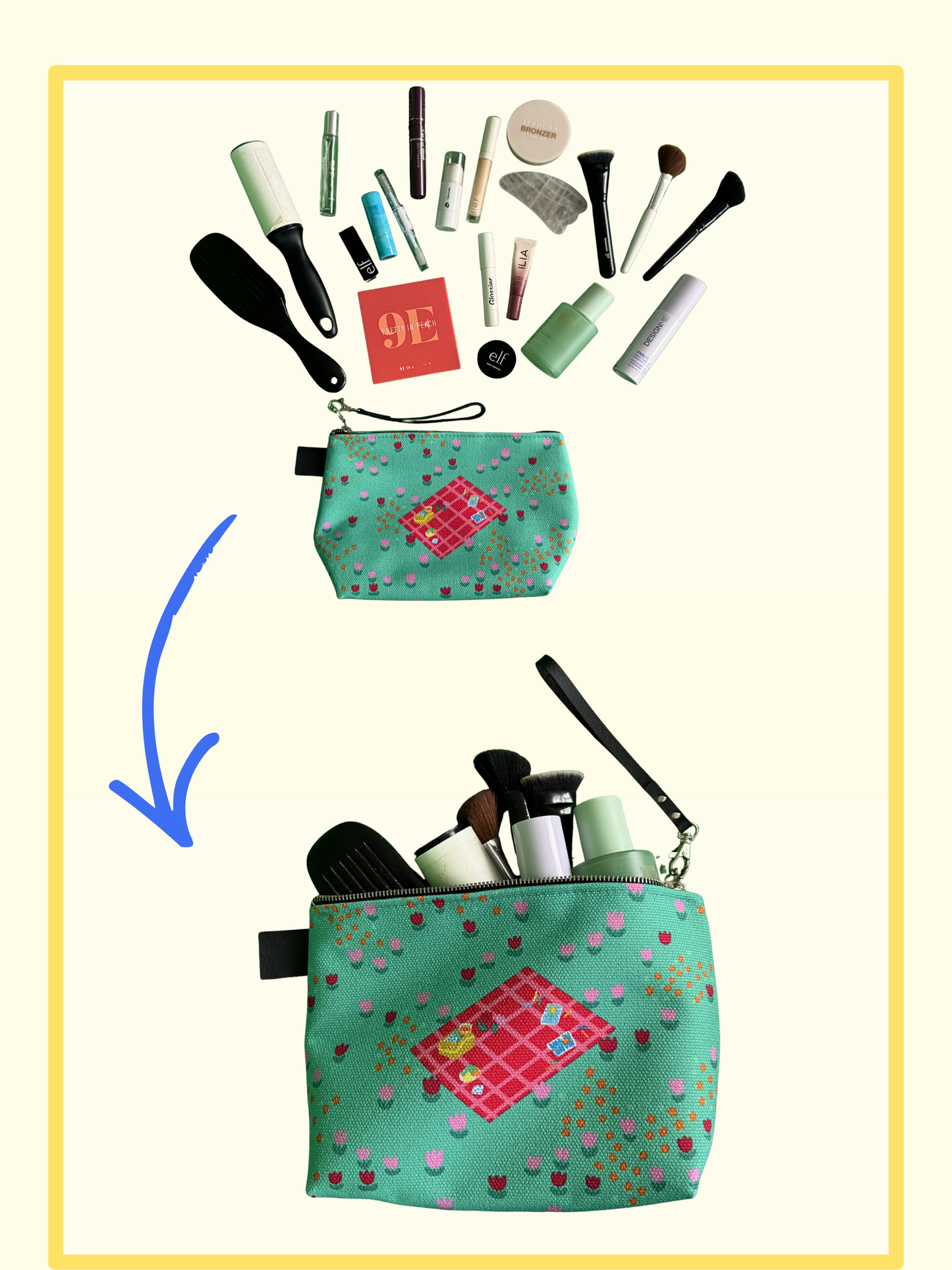 Picnic Please Makeup Bag