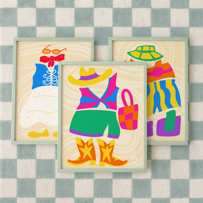 The Georgia Print | Western Cowgirl Chic Pop Art