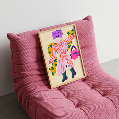 The Suzanne Print ❄︎ Chic Playful Pop Art