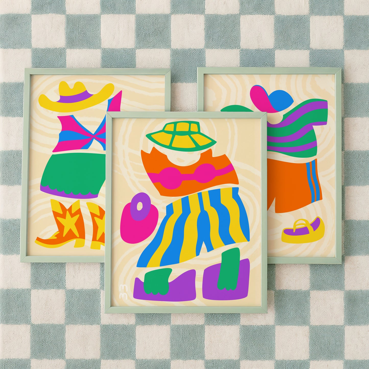 The Sarah Print | Vibrant Summer Style Chic Decor
