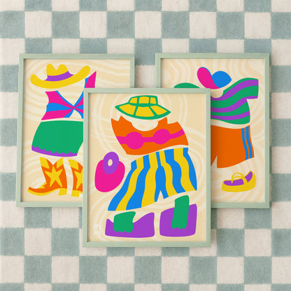 The Sarah Print | Vibrant Summer Style Chic Decor