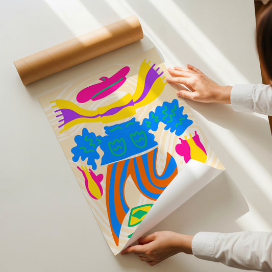 The Madison Print ❄︎ Abstract Joyful Pop Art for Eclectic Spaces