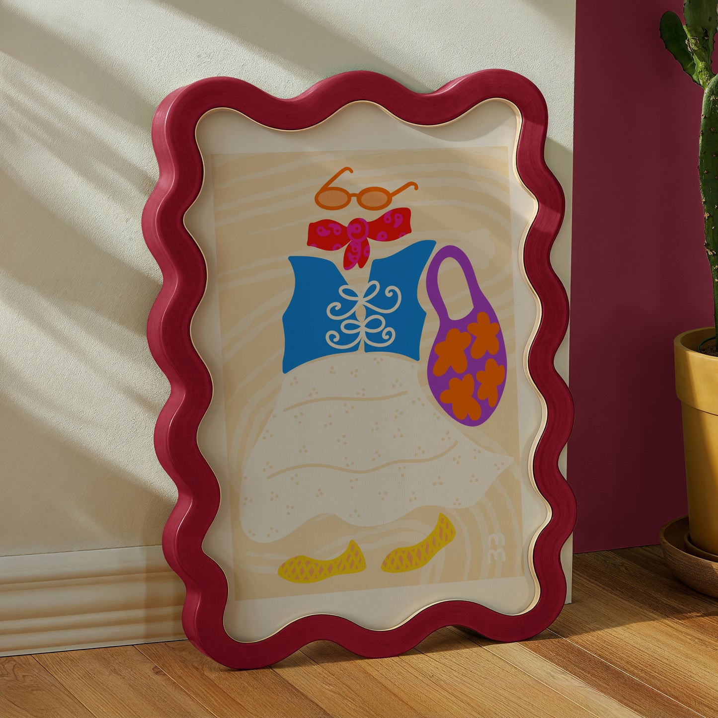 The Sarah Print | Vibrant Summer Style Chic Decor