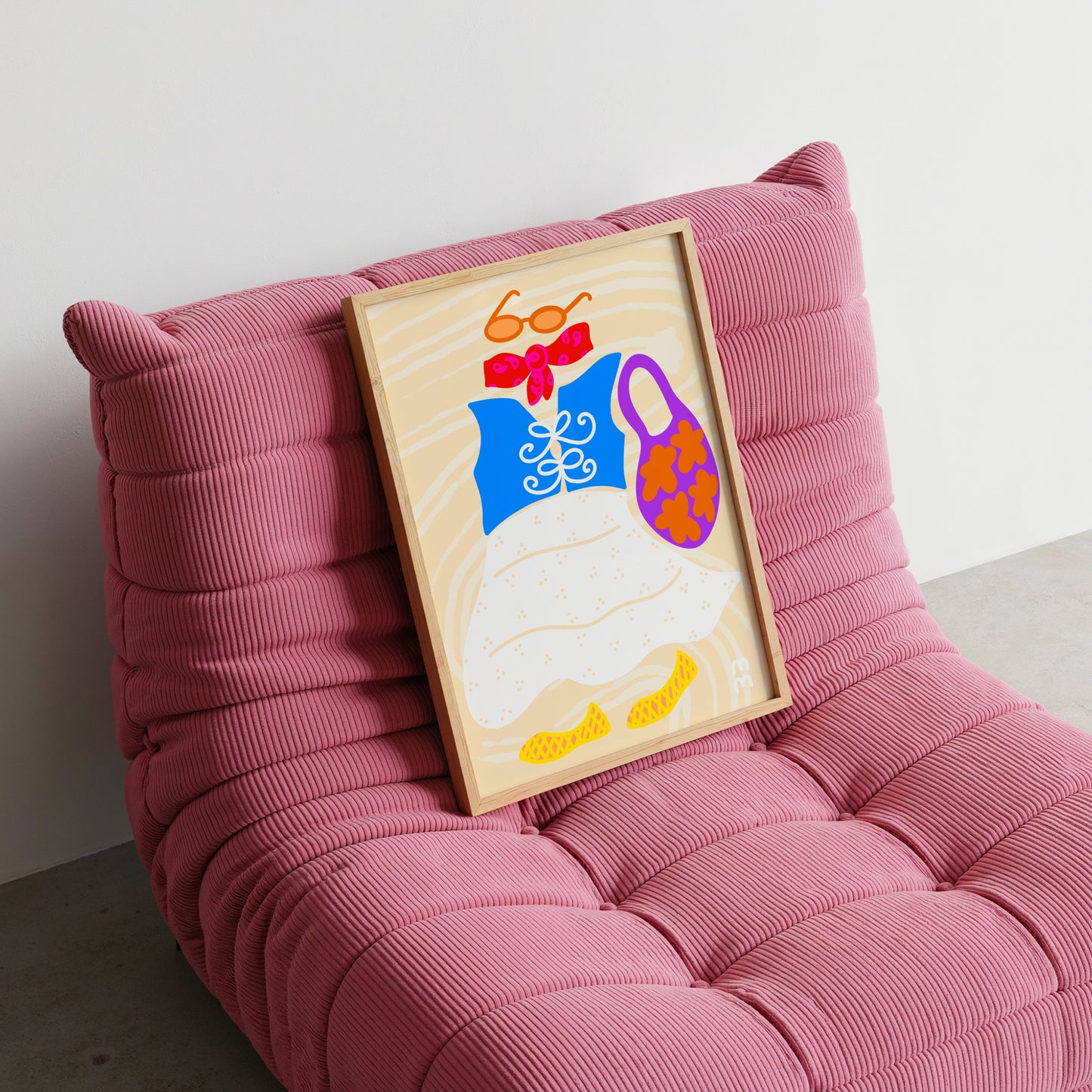 The Sarah Print | Vibrant Summer Style Chic Decor