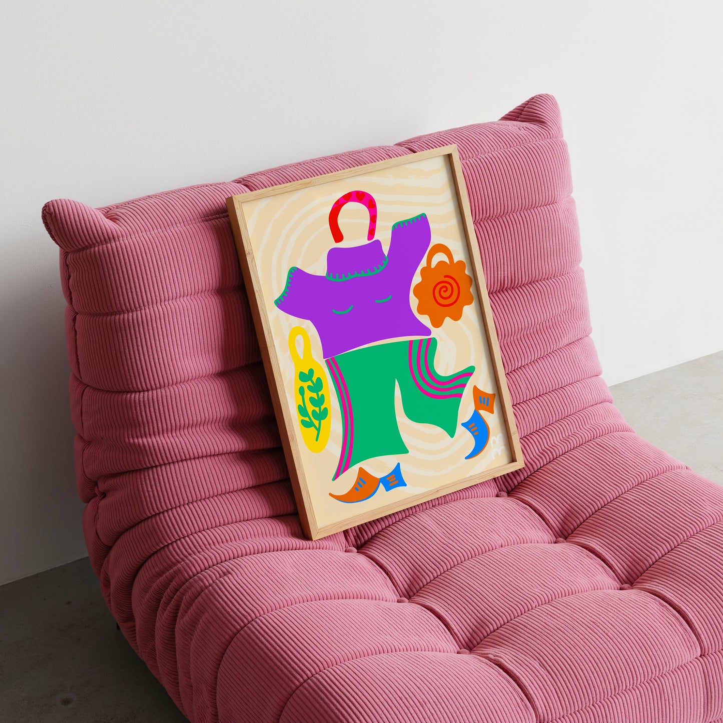 The Clarice Print ❄︎ Vibrant Decor for Modern Spaces
