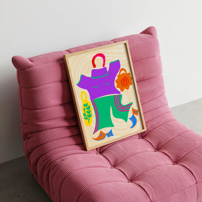 The Clarice Print ❄︎ Vibrant Decor for Modern Spaces