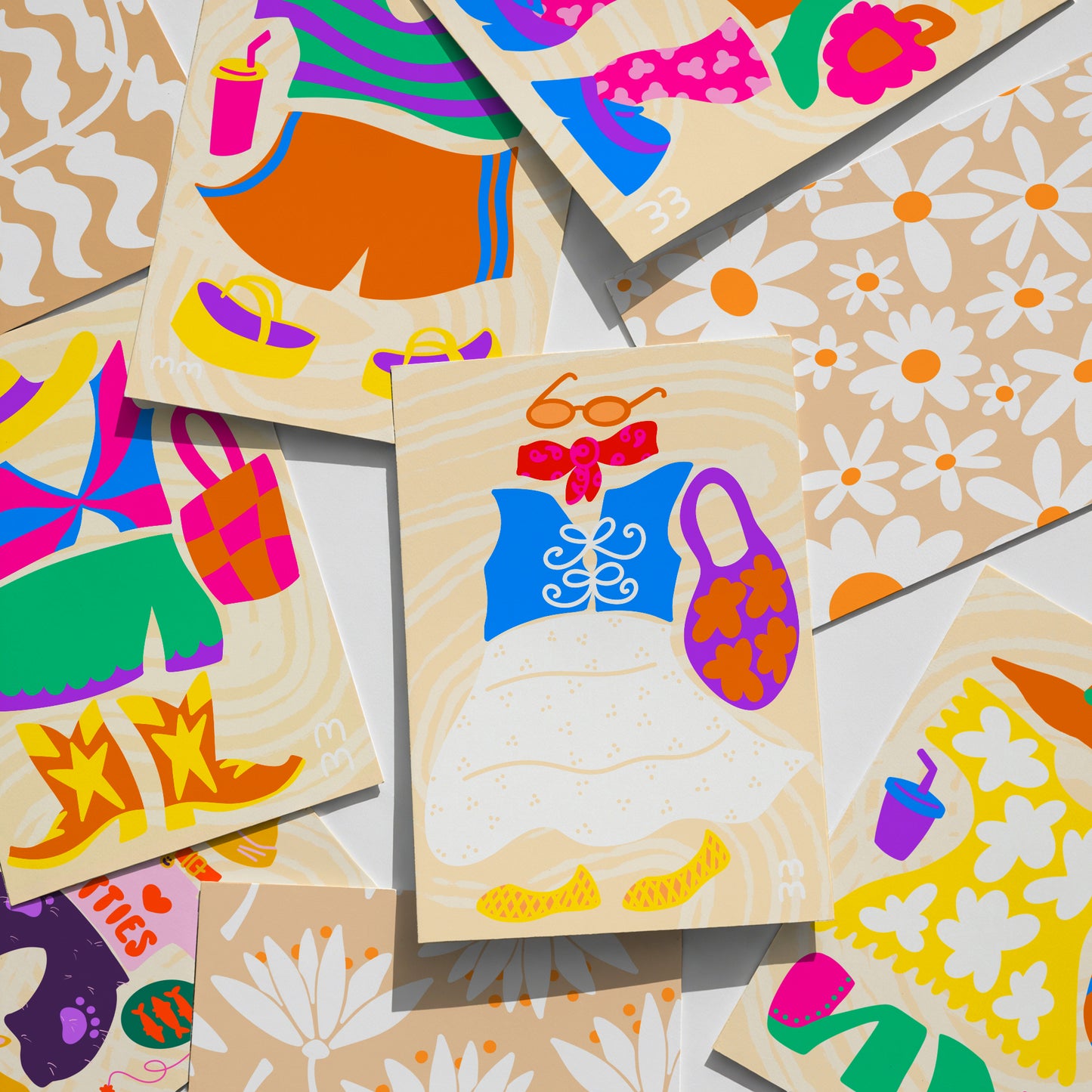 The Sarah Print | Vibrant Summer Style Chic Decor
