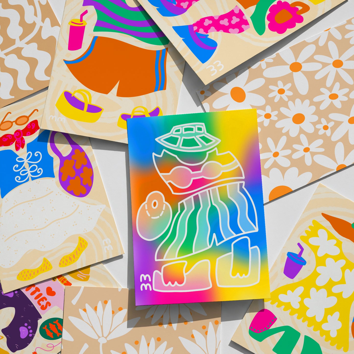 The Zoe Print | Vibrant Fashion Illustration for Modern Spaces