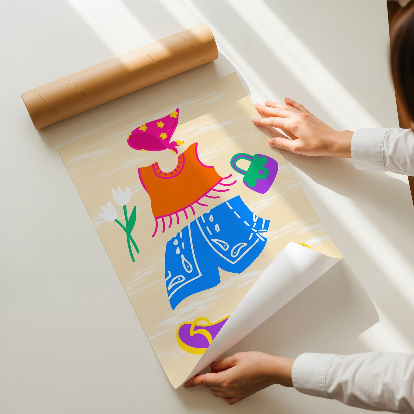 The Talia Print | Summer Vibes Fun Fashion to Dilly Dally in