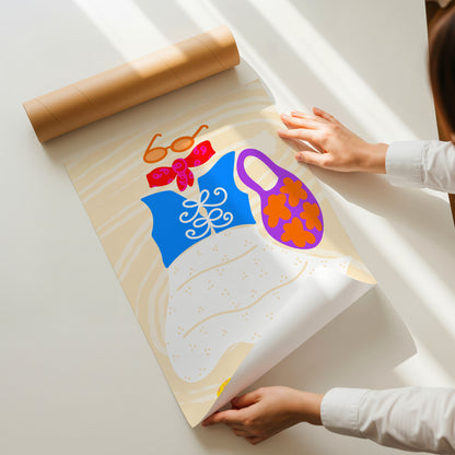 The Sarah Print | Vibrant Summer Style Chic Decor