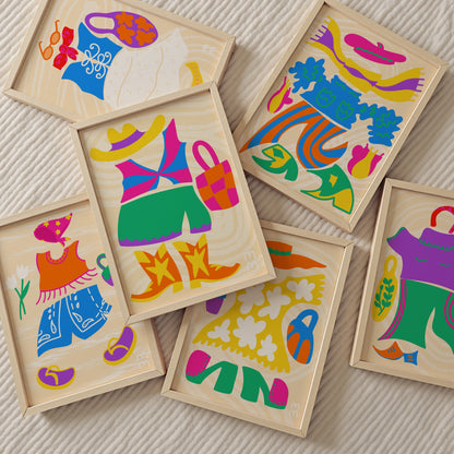 The Georgia Print | Western Cowgirl Chic Pop Art