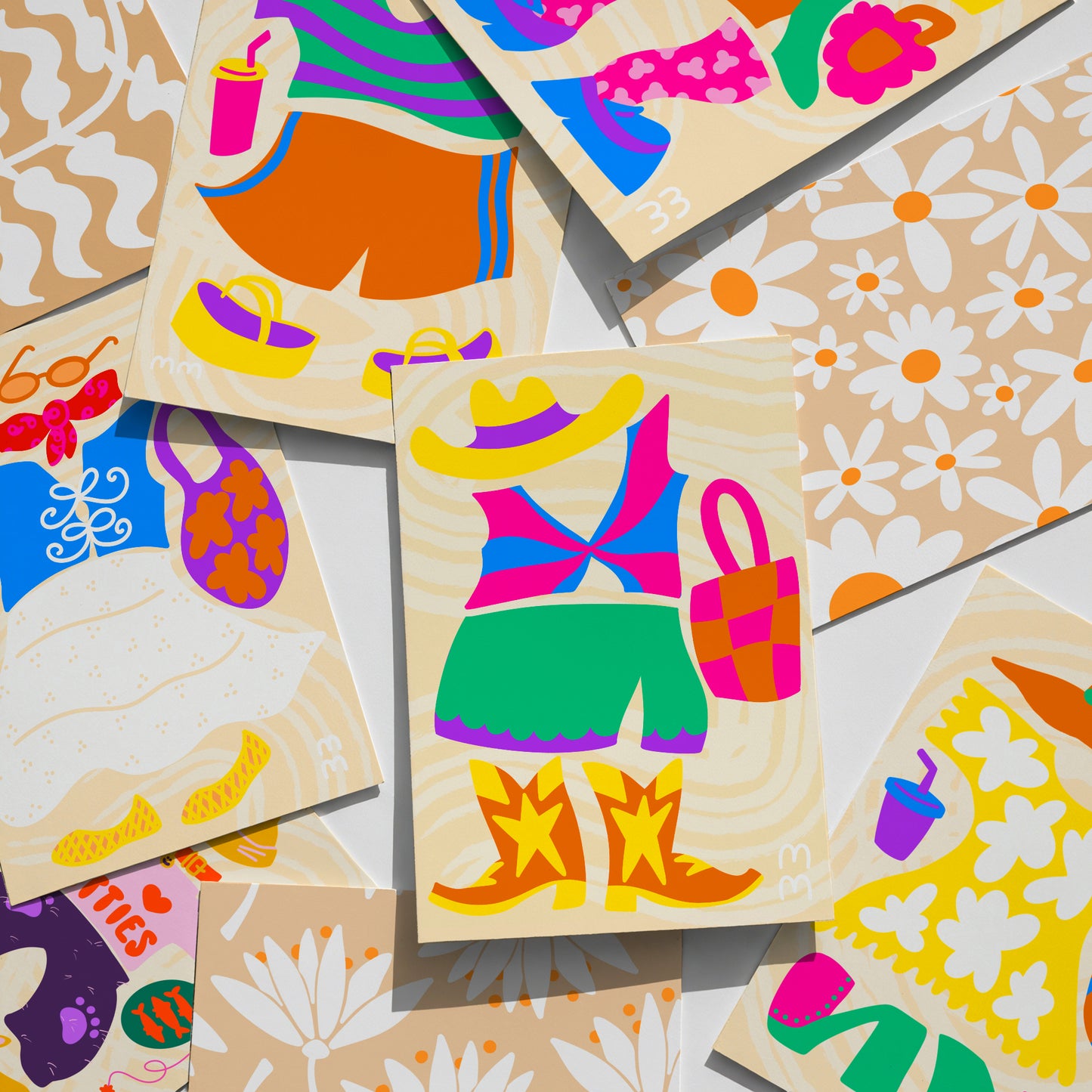 The Georgia Print | Western Cowgirl Chic Pop Art