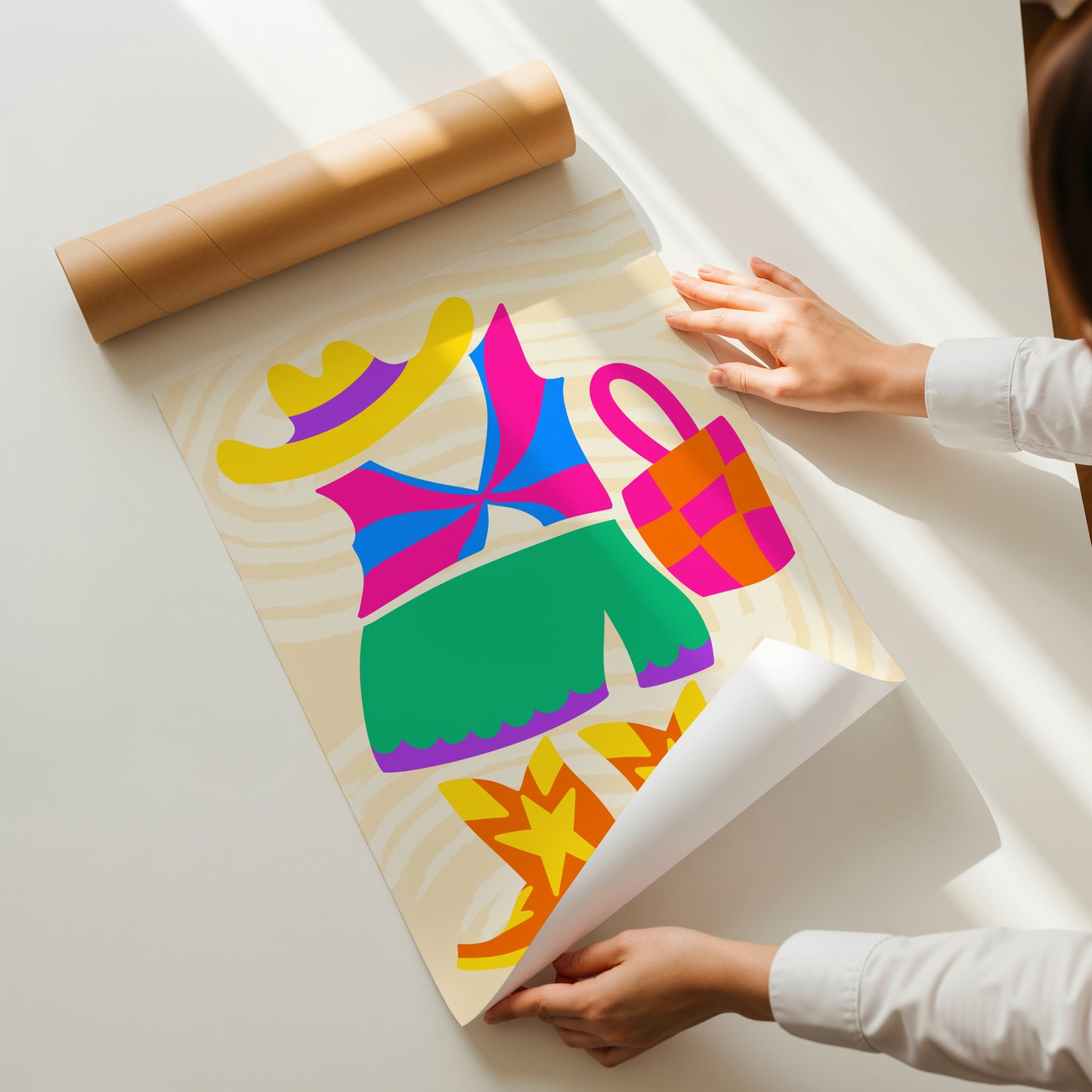 The Georgia Print | Western Cowgirl Chic Pop Art