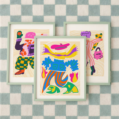 The Madison Print ❄︎ Abstract Joyful Pop Art for Eclectic Spaces